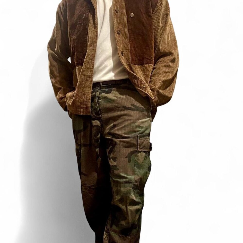 HUF Men's Brown and Khaki Jacket